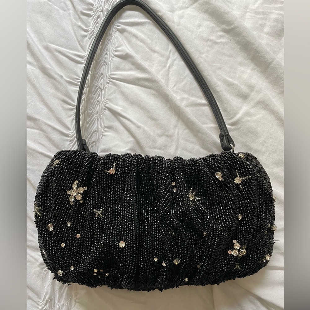 Staud Starry Night Beaded Bean Bag, used once